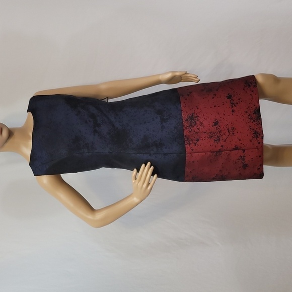 𝅺B. Michael America Jacquard Sheath Cocktail or Holiday Dress - Picture 12 of 14